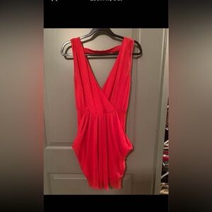 Red Bebe dress